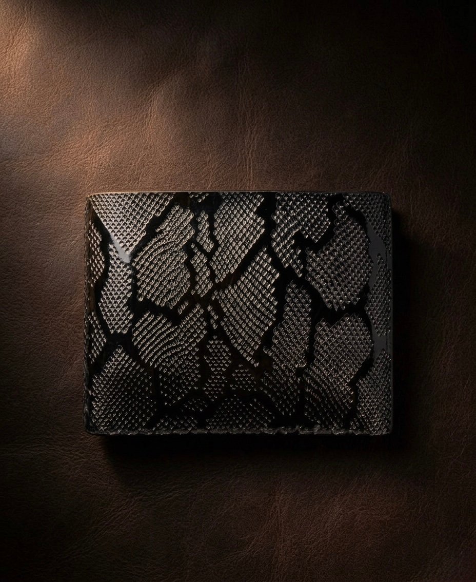 The Noir Snakeskin Bifold - Image 2
