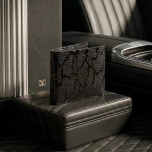 The Noir Snakeskin Bifold