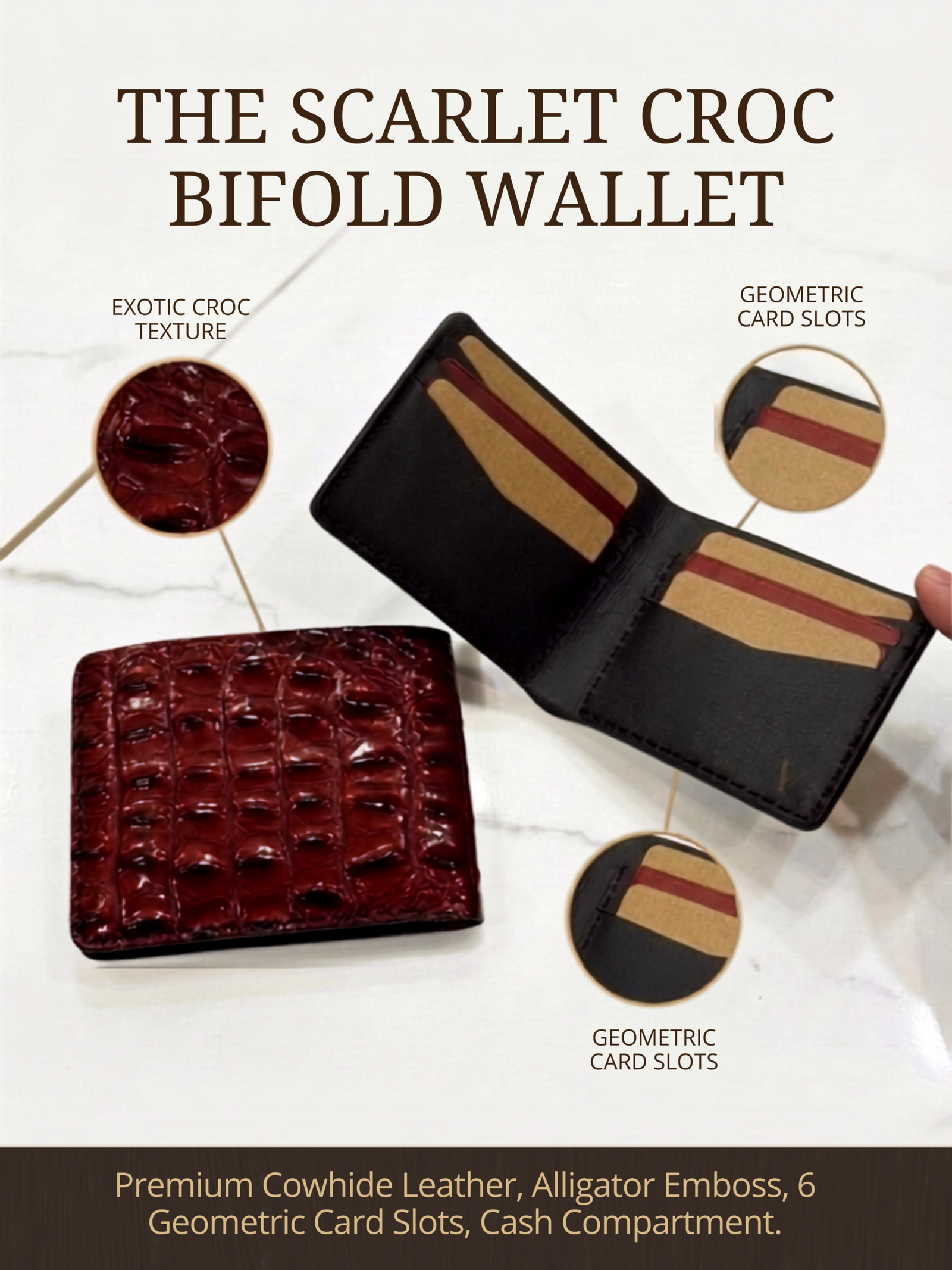 The Scarlet Croc Bifold - Image 5