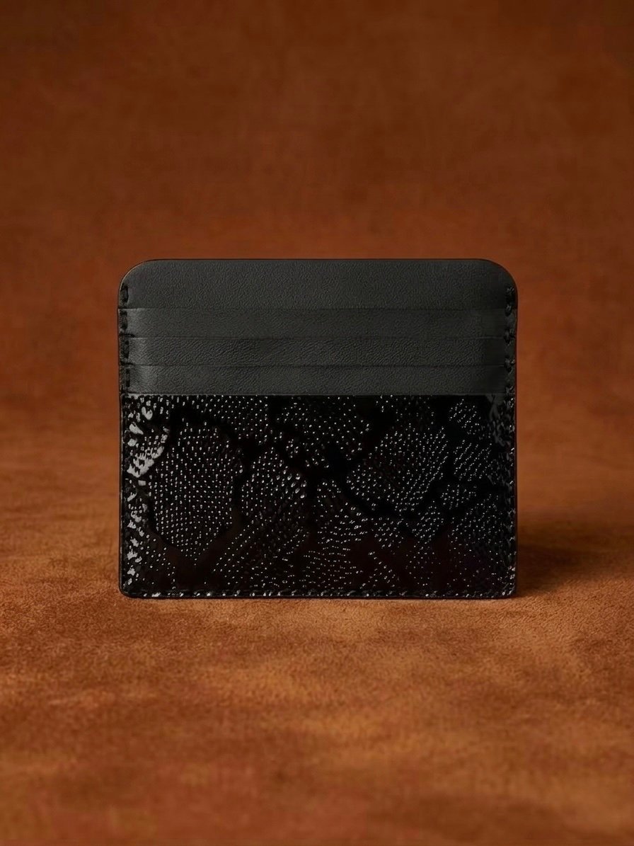 The Noir Mesh Card Holder